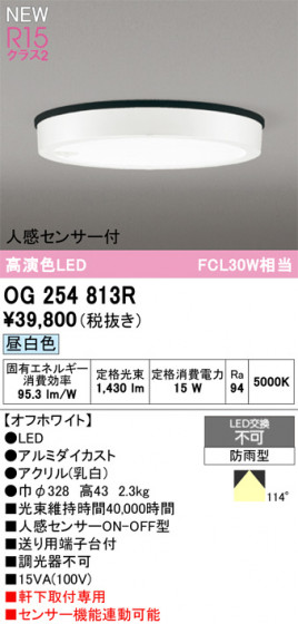 ODELIC ǥå ƥꥢ饤 OG254813R ᥤ̿
