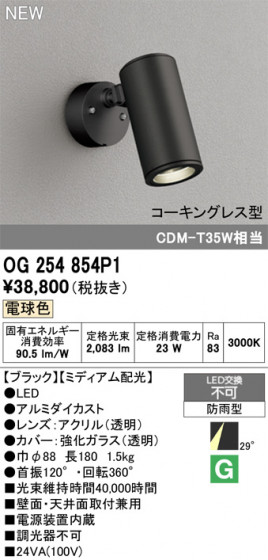 ODELIC ǥå ƥꥢ饤 OG254854P1 ᥤ̿