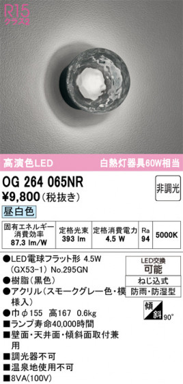 ODELIC ǥå ƥꥢ饤 OG264065NR ᥤ̿