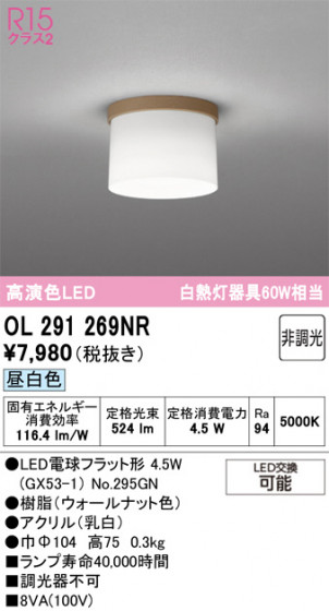 ODELIC ǥå 󥰥饤 OL291269NR ᥤ̿