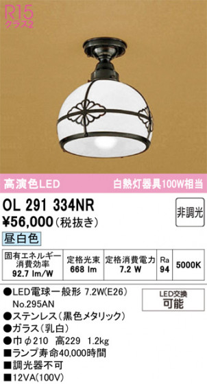 ODELIC ǥå 󥰥饤 OL291334NR ᥤ̿