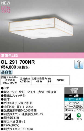 ODELIC ǥå 󥰥饤 OL291700NR ᥤ̿