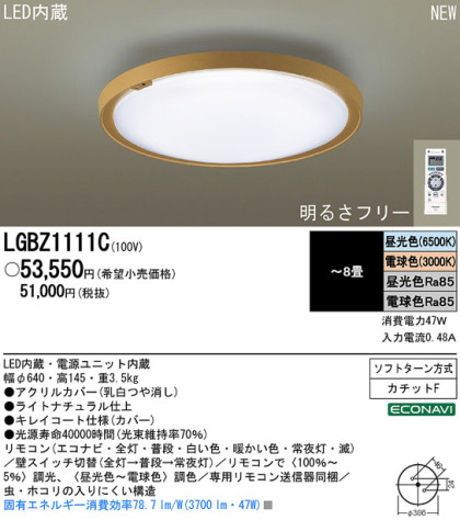 Panasonic LED  LGBZ1111C ᥤ̿