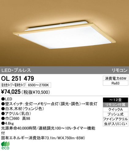 ODELIC ǥå LED 󥰥饤 OL251479 ᥤ̿