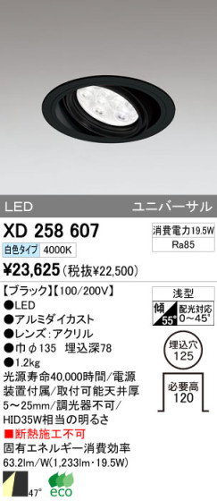 ODELIC ǥå LED 饤 XD258607 ᥤ̿