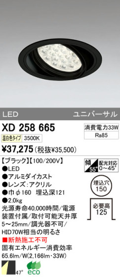 ODELIC ǥå LED 饤 XD258665 ᥤ̿