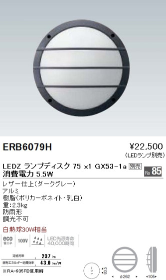 ƣ ENDO LED ȥɥ ERB6079H ᥤ̿