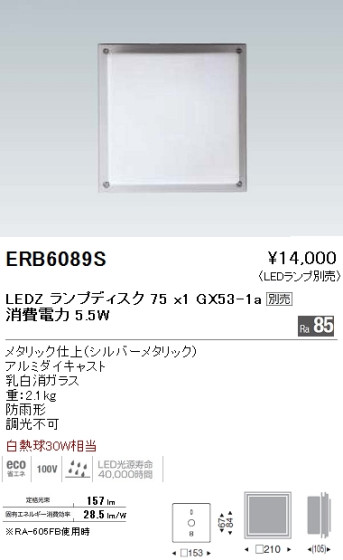ƣ ENDO LED ȥɥ ERB6089S ᥤ̿