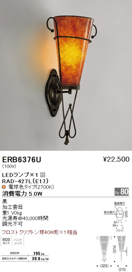 ƣ ENDO LED ֥饱å ERB6376U ᥤ̿
