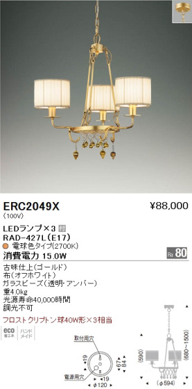 ƣ ENDO LED ǥꥢ ERC2049X ᥤ̿