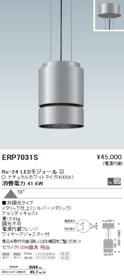 ƣ ENDO LED ڥ ERP7031S ᥤ̿