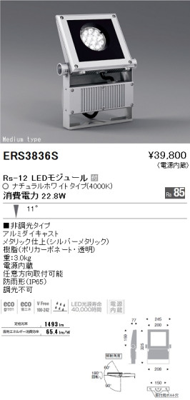 ƣ ENDO LED ȥɥ ERS3836S ᥤ̿