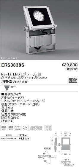ƣ ENDO LED ȥɥ ERS3838S ᥤ̿