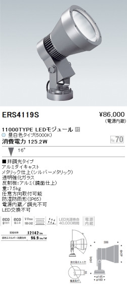 ƣ ENDO LED ȥɥ ERS4119S ᥤ̿