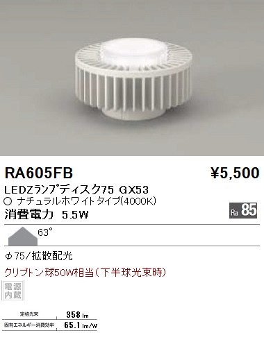 ƣ ENDO LED  RA-605FB ᥤ̿