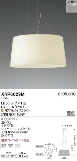 ƣ ENDO LED ڥ XRP6029M ᥤ̿