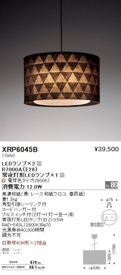 ƣ ENDO LED ڥ XRP6045B ᥤ̿