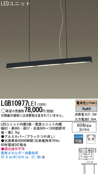 Panasonic LED ڥ LGB10977LE1 ᥤ̿