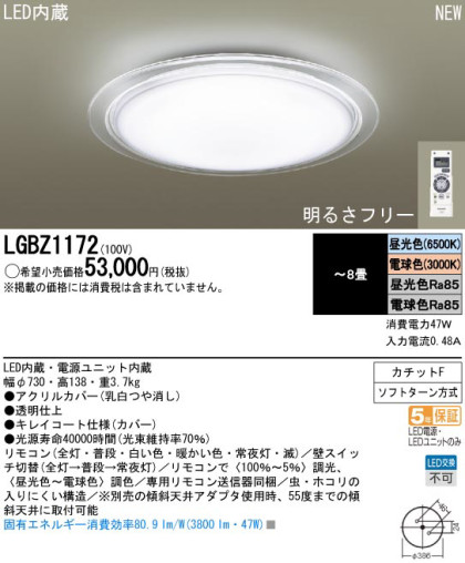 Panasonic LED  LGBZ1172 ᥤ̿
