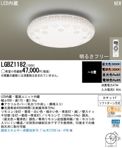 Panasonic LED  LGBZ1182 ᥤ̿
