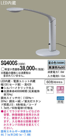 Panasonic LED  SQ400S ᥤ̿