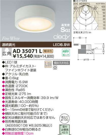 KOIZUMI LED饤 AD35071L