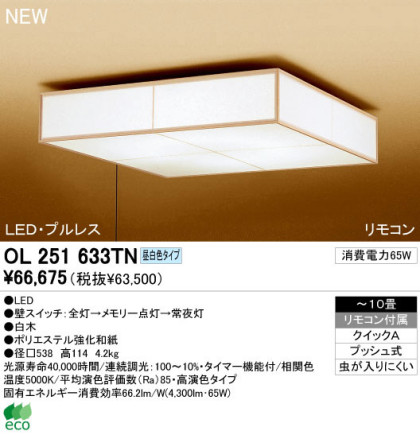 ODELIC ǥå LED 󥰥饤 OL251633TN