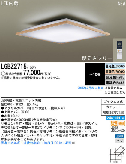 Panasonic LED 󥰥饤 LGBZ2715 ᥤ̿
