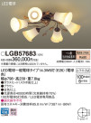 Panasonic LED ǥꥢ LGB57683