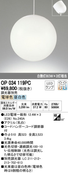 ODELIC ǥå LED ȴ OP034119PC ᥤ̿