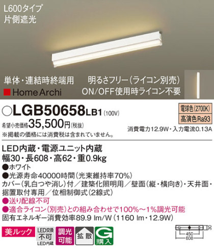 Panasonic ۲ LGB50658LB1 ᥤ̿
