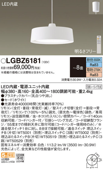 Panasonic ڥ LGBZ6181 ᥤ̿