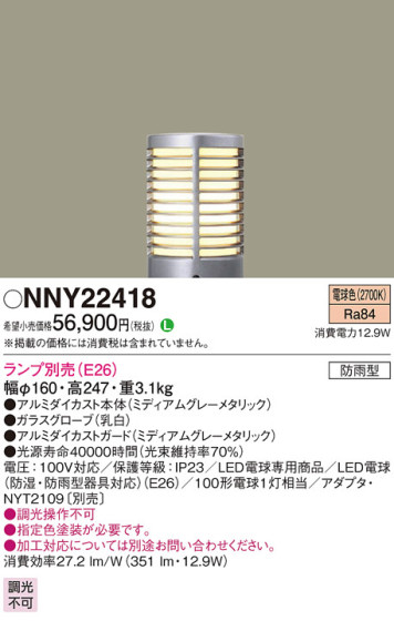 Panasonic ݡ饤 NNY22418 ᥤ̿