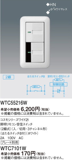 Panasonic ⥳å WTC55216W ᥤ̿
